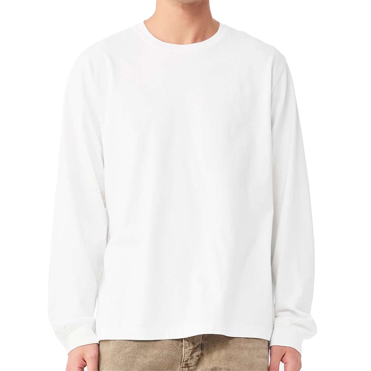 BELLA+CANVAS Heavyweight Long Sleeve Tee, Full Cotton, DIY Friendly T-shirt